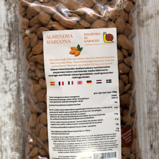 Almendra Pestaña Cruda Española con piel 1Kg