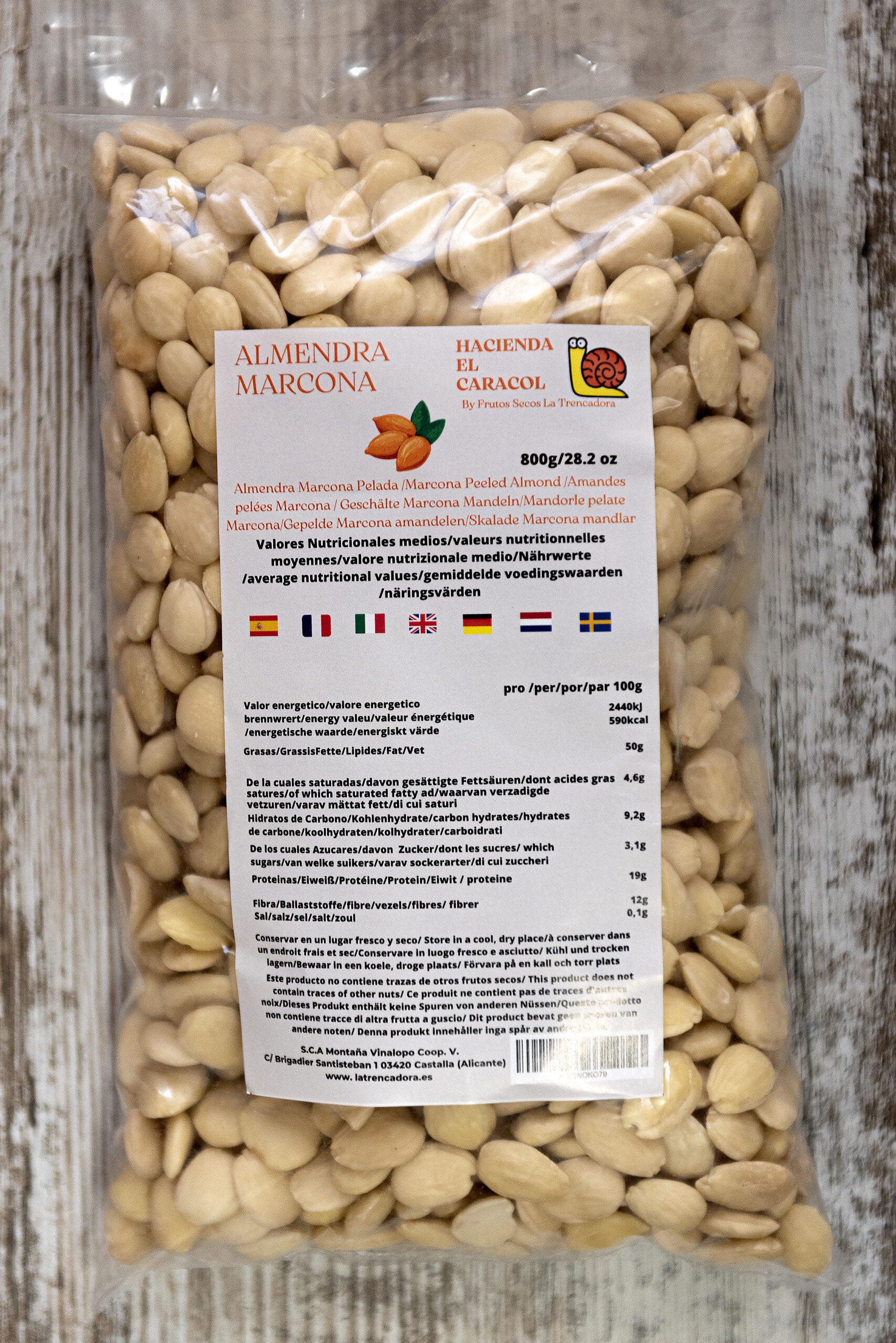 marcona piel 1kg Almendra Marcona cruda repelada1 Kg Española